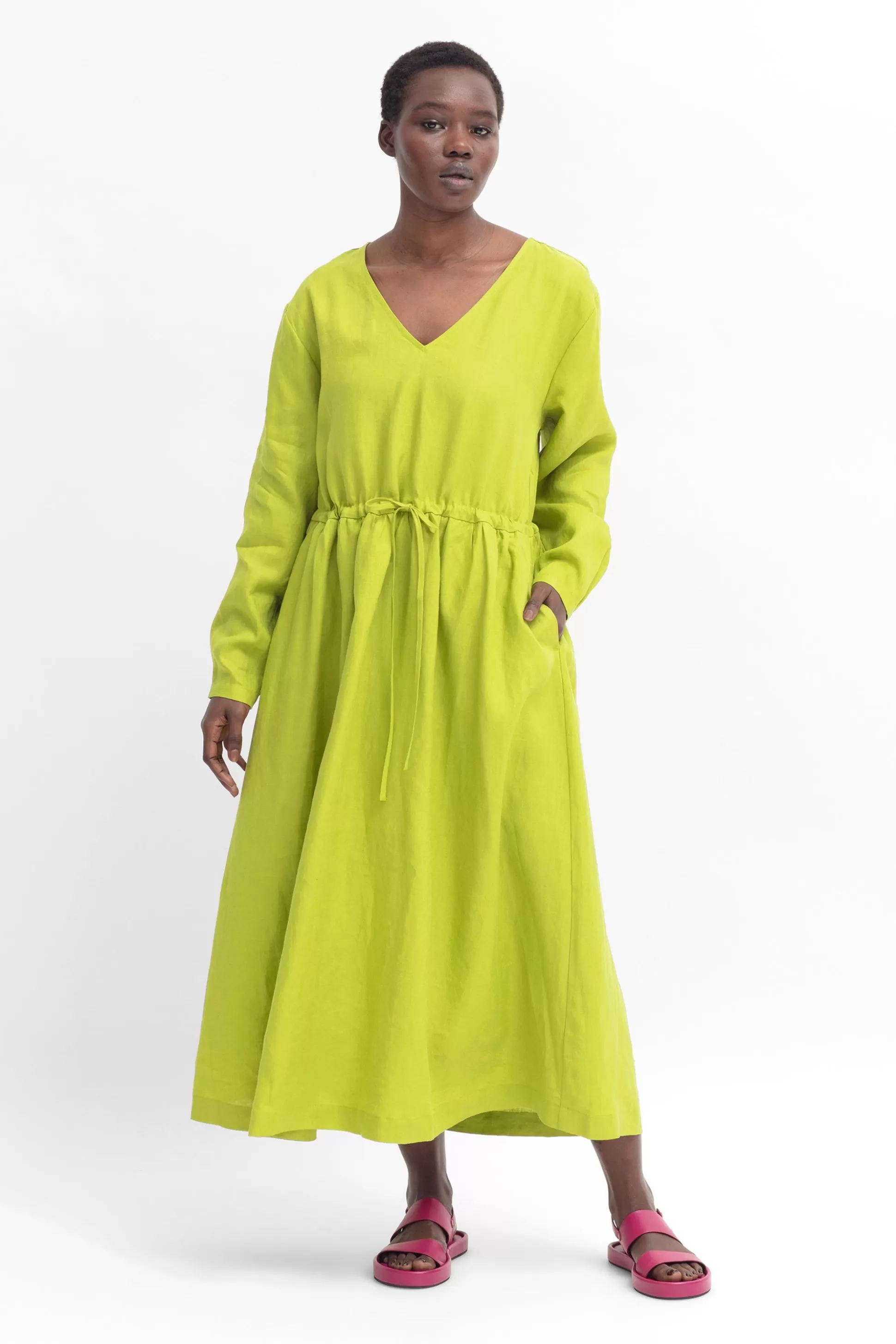 ELK Blossa Linen Dress-Women Dresses