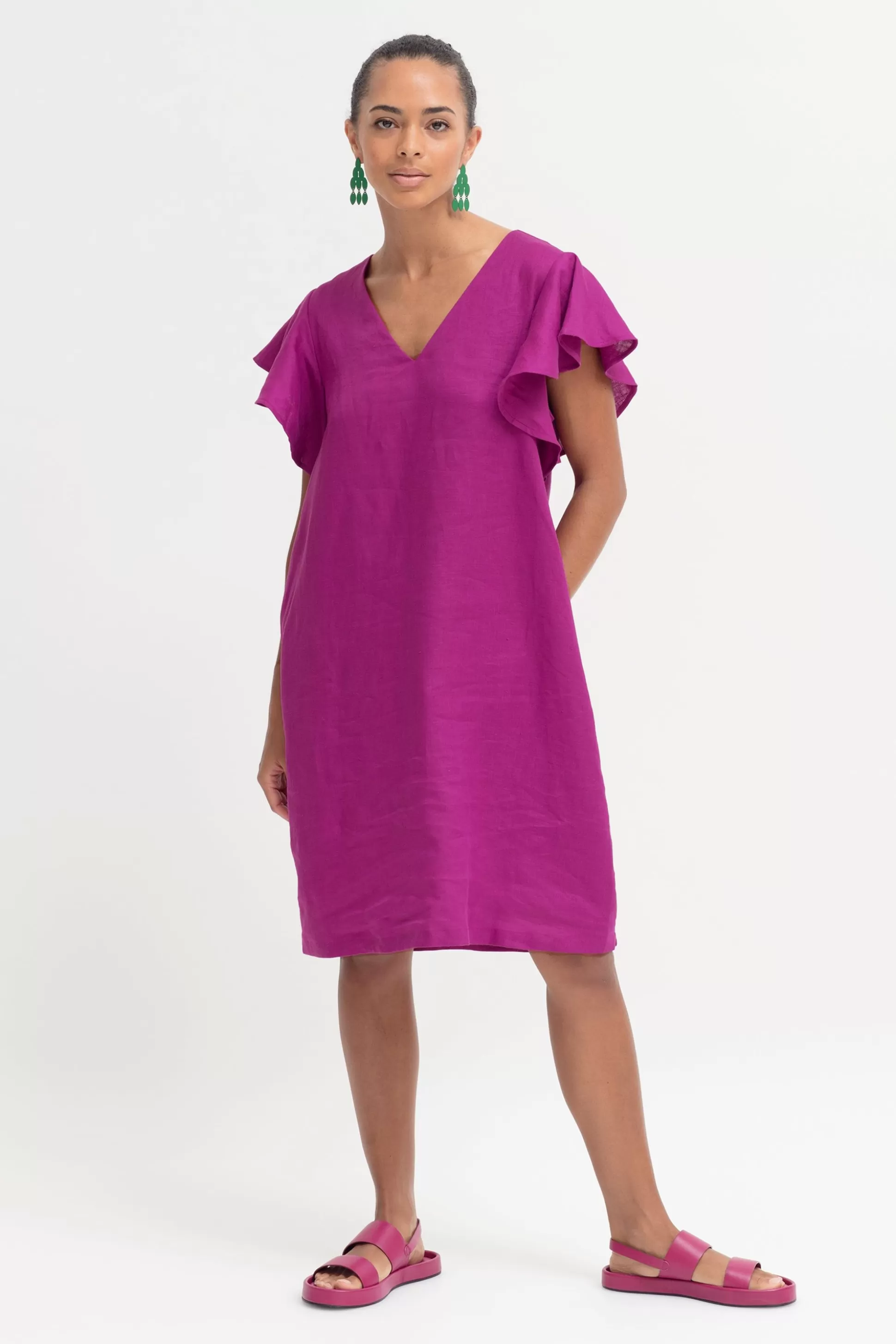 ELK Colino Linen Dress-Women Dresses