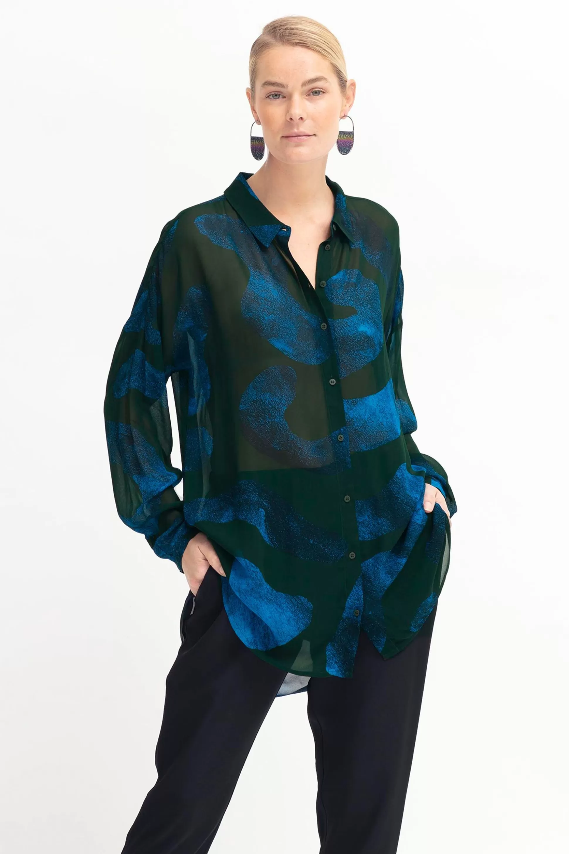 ELK Gira Sheer Shirt-Women Tops & Shirts