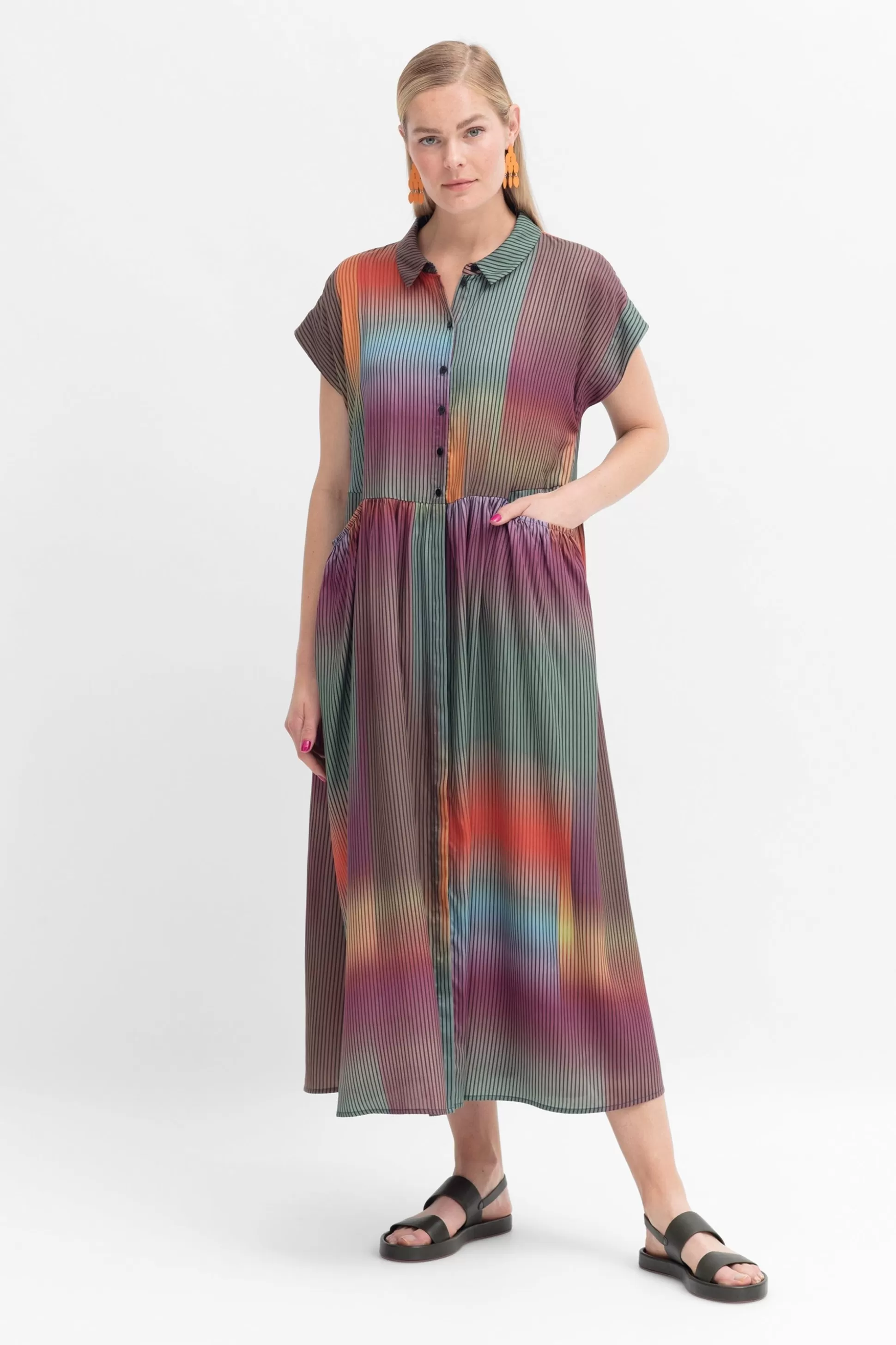 ELK Limma Shirt Dress-Women Dresses