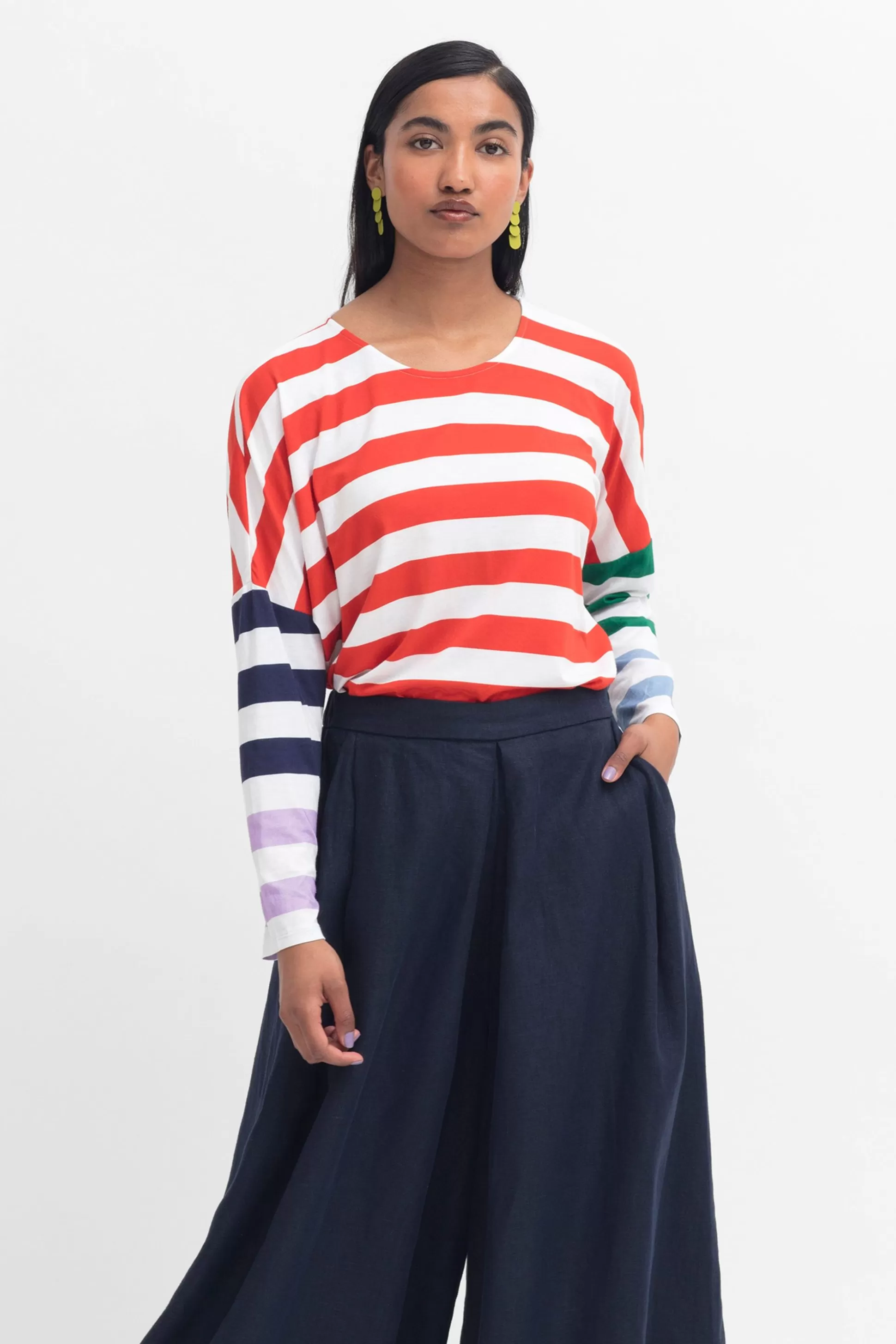 ELK Linell Stripe Tee-Women Tops & Shirts