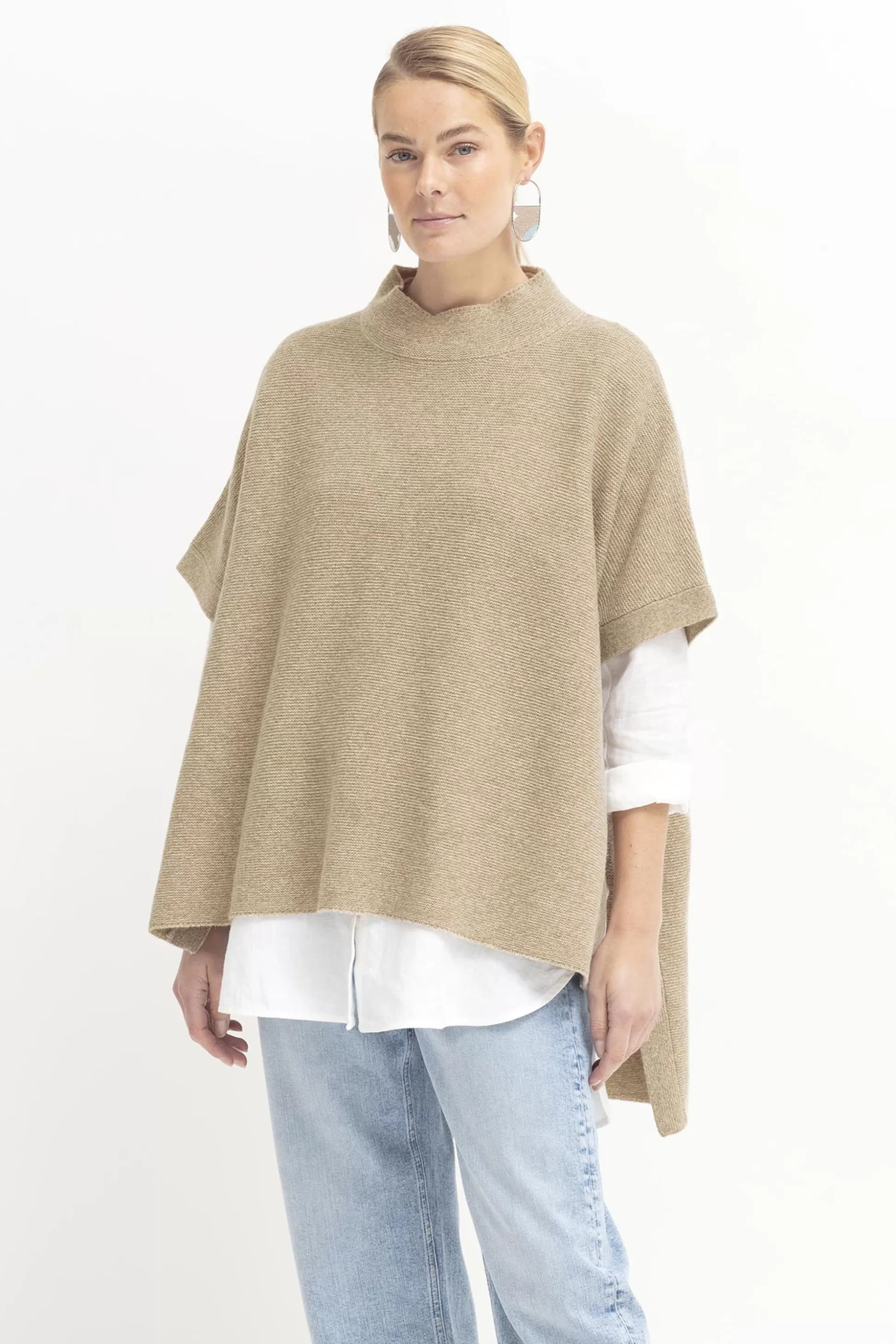 ELK Obal Poncho-Women Knitwear