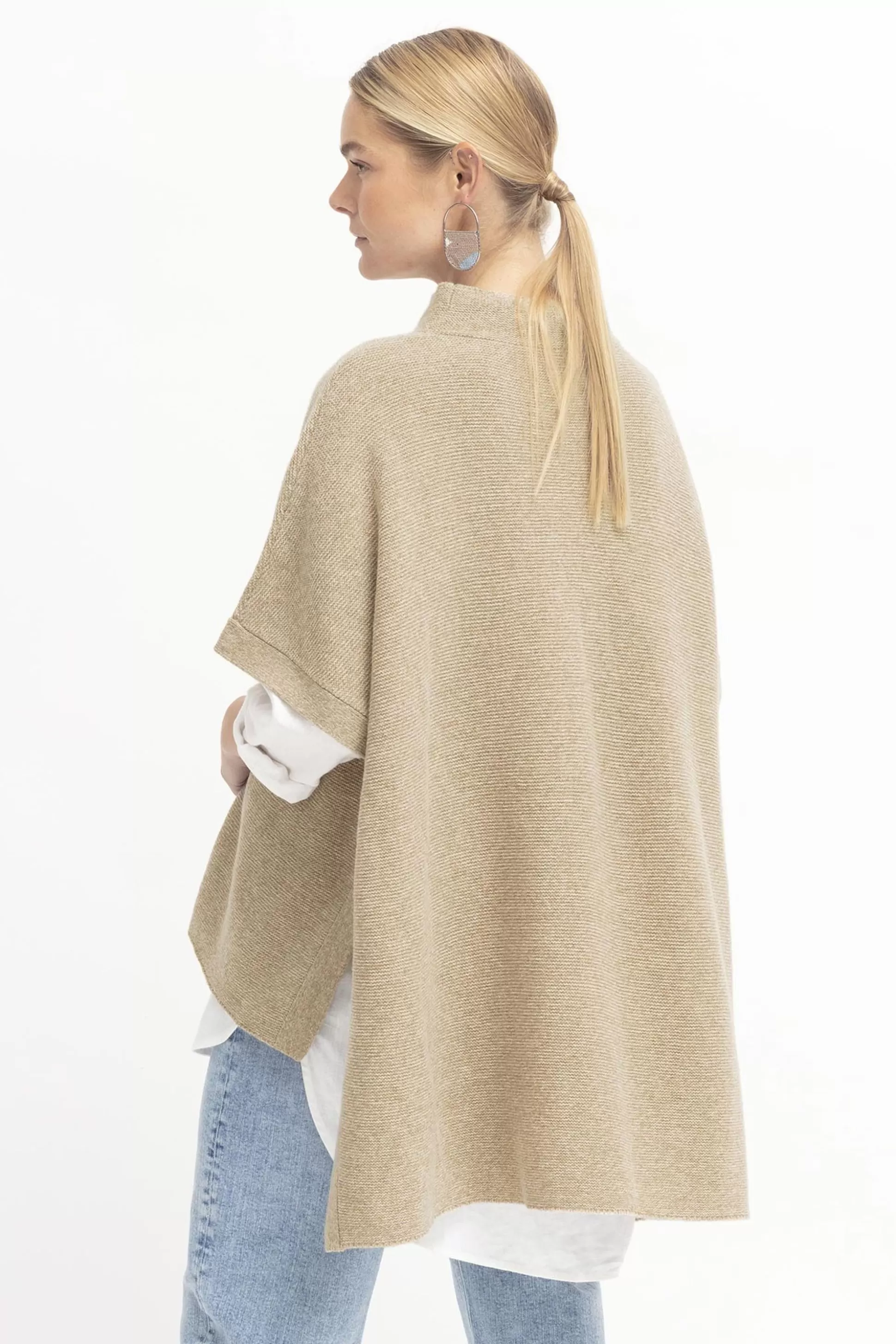 ELK Obal Poncho-Women Knitwear