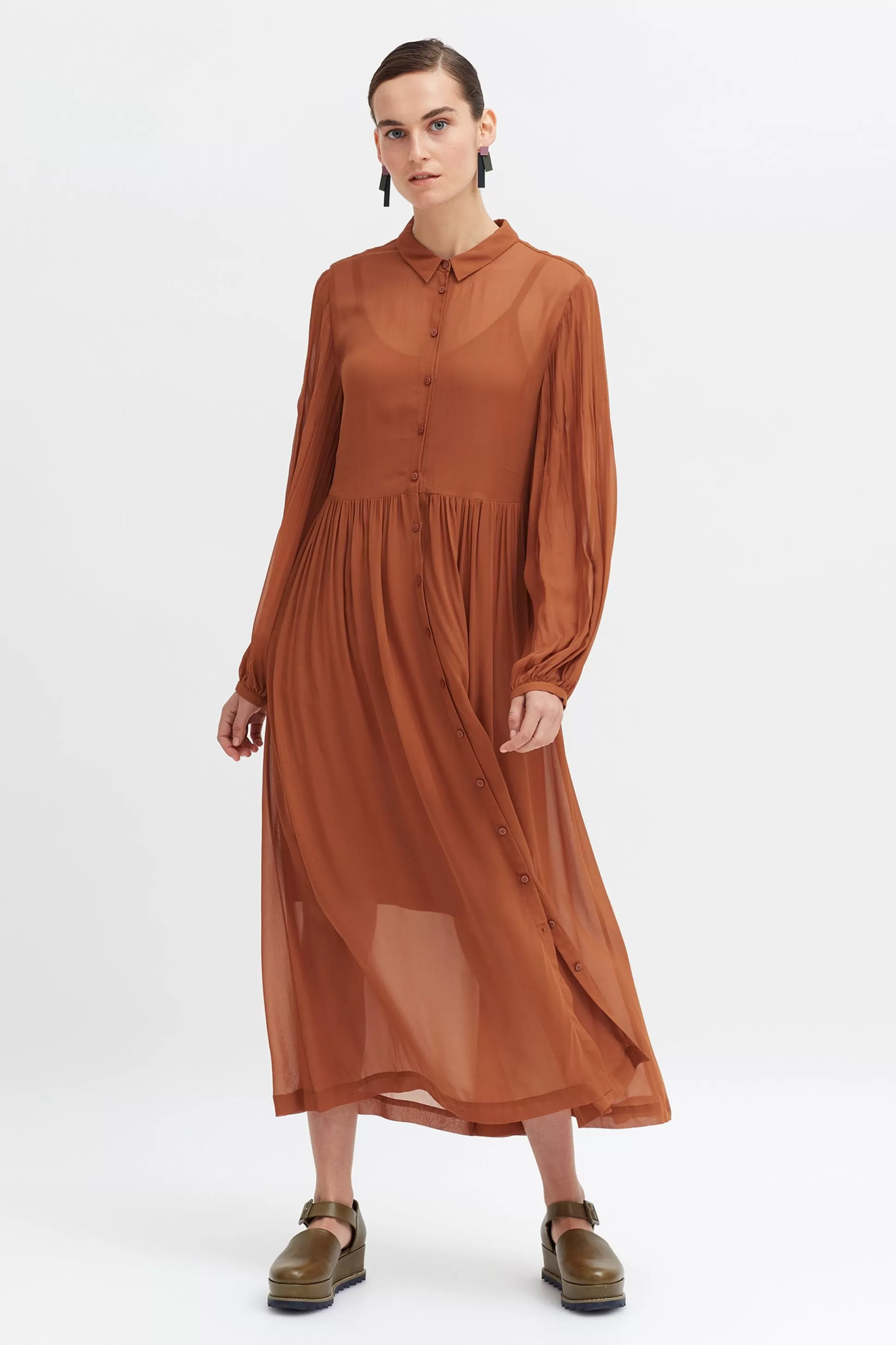 ELK Odense Shirt Dress-Women Dresses