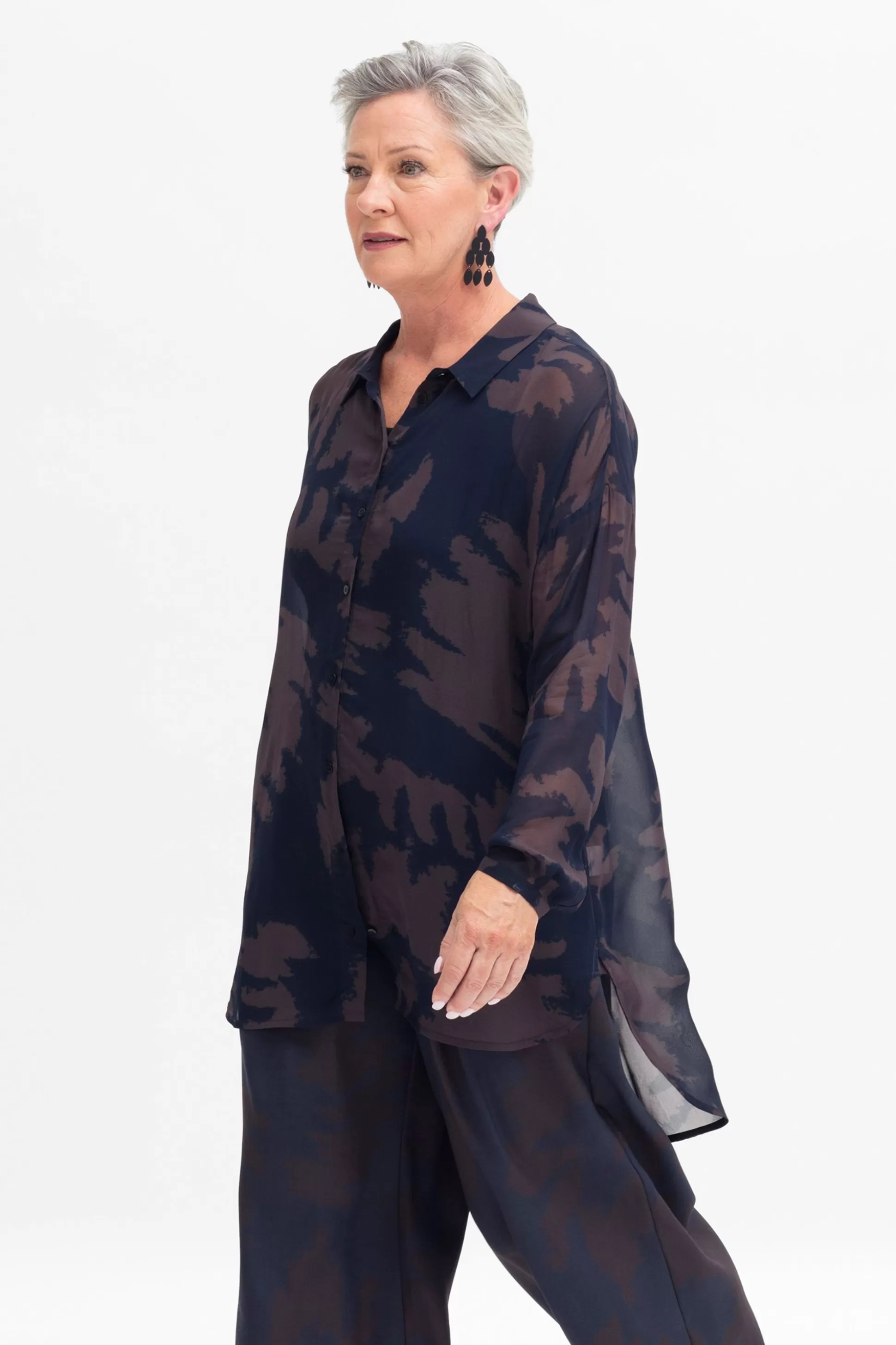 ELK Ravnen Sheer Shirt-Women Tops & Shirts