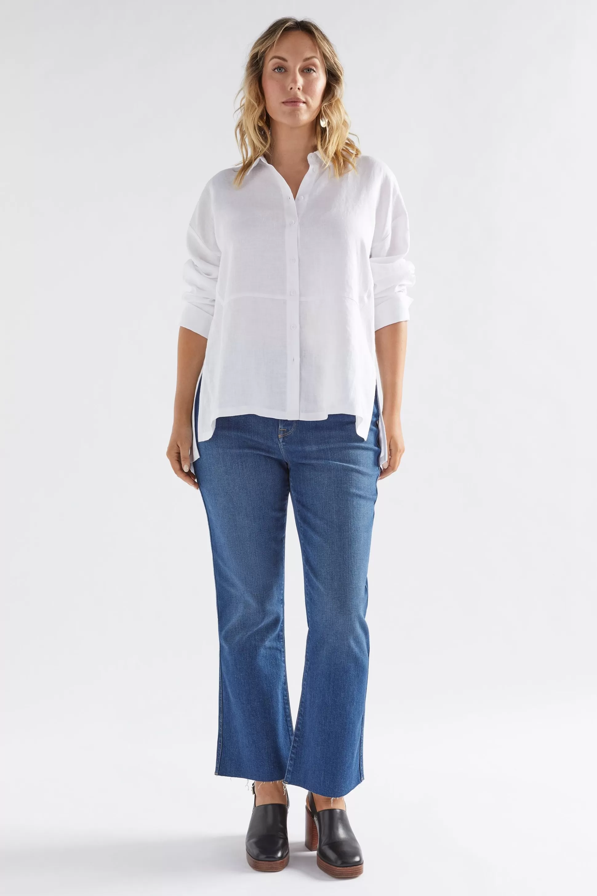 ELK Stilla Linen Shirt-Women Tops & Shirts