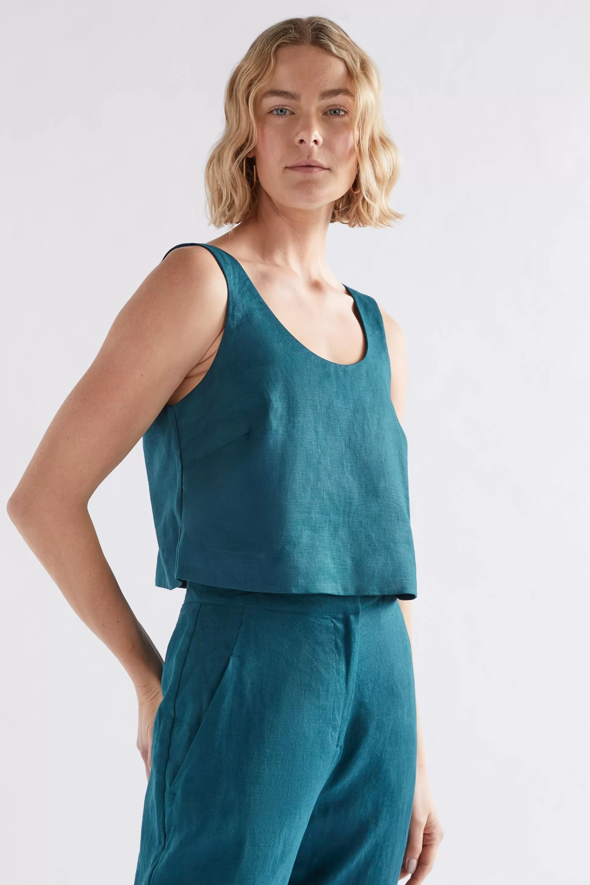 ELK Strom Linen Tank-Women Tops & Shirts