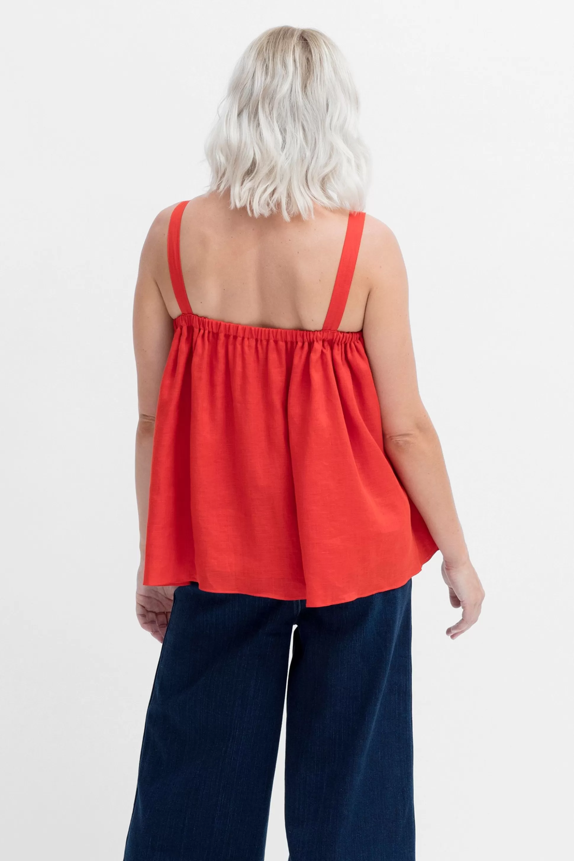 ELK Tia Linen Tank-Women Tops & Shirts