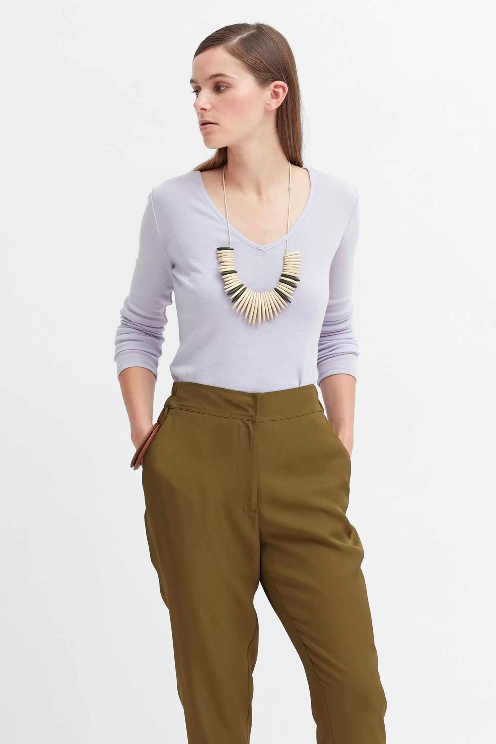 ELK Vuna Fine Wool Top-Women Knitwear