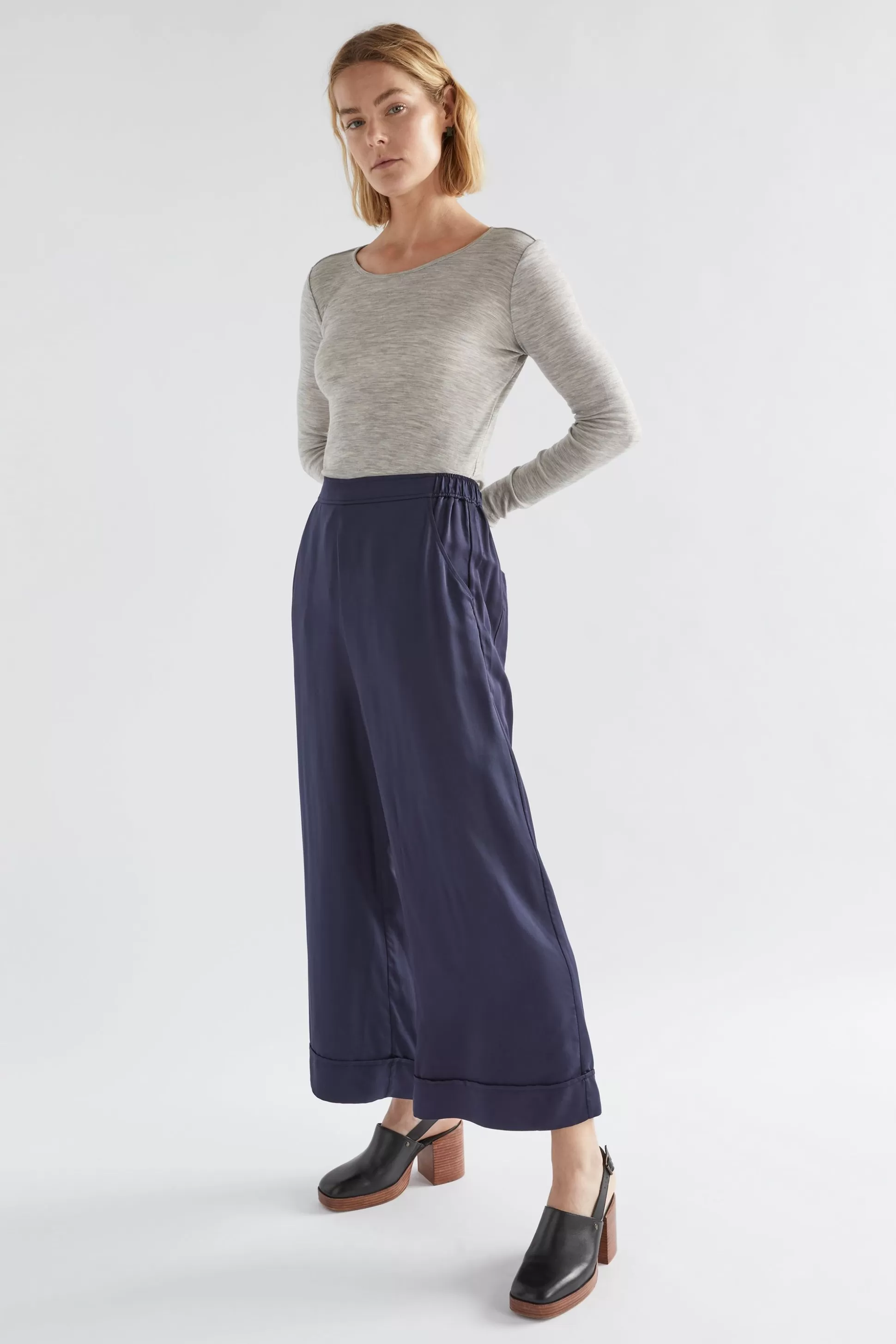 ELK Wide Leg Culotte-Women Pants