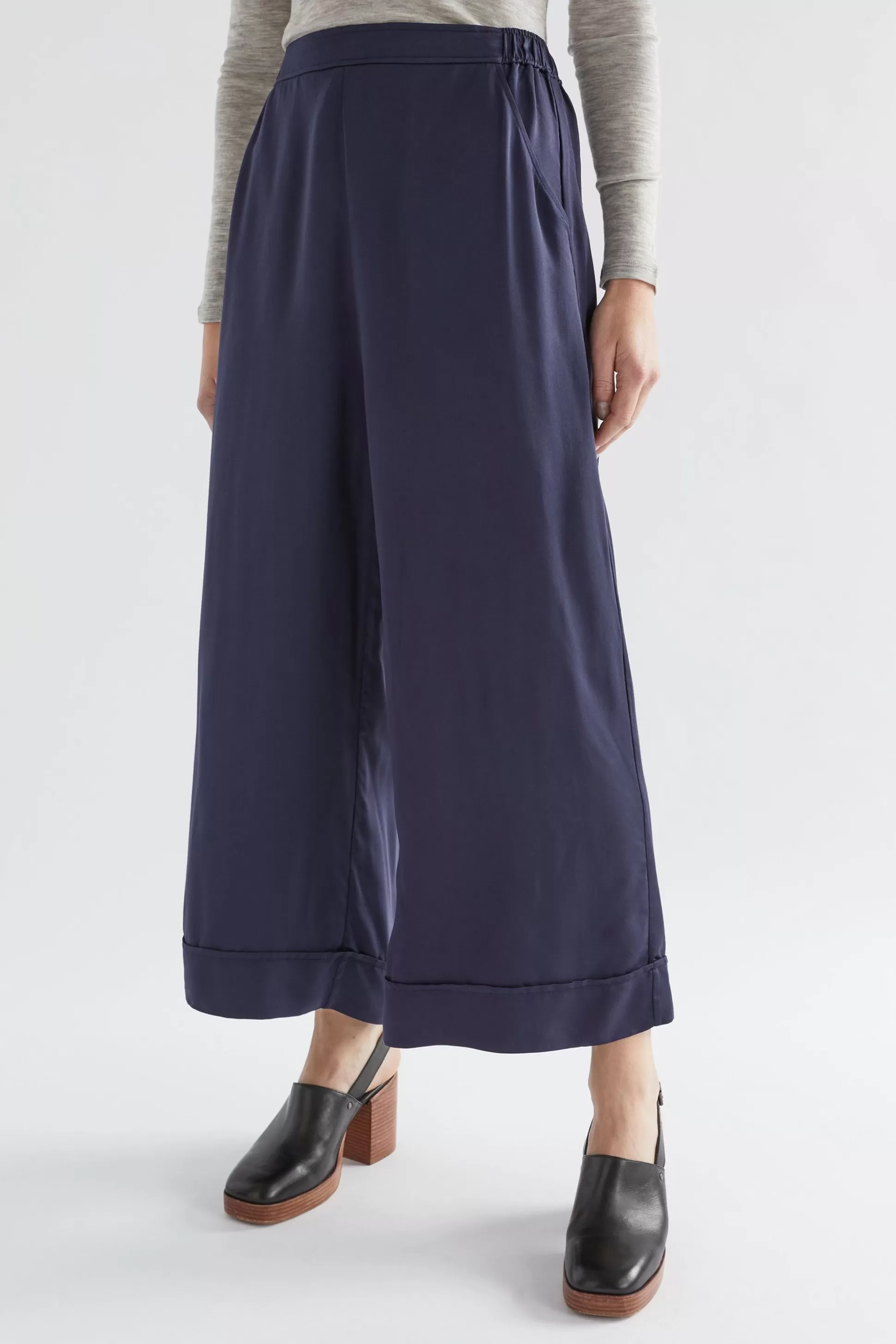 ELK Wide Leg Culotte-Women Pants