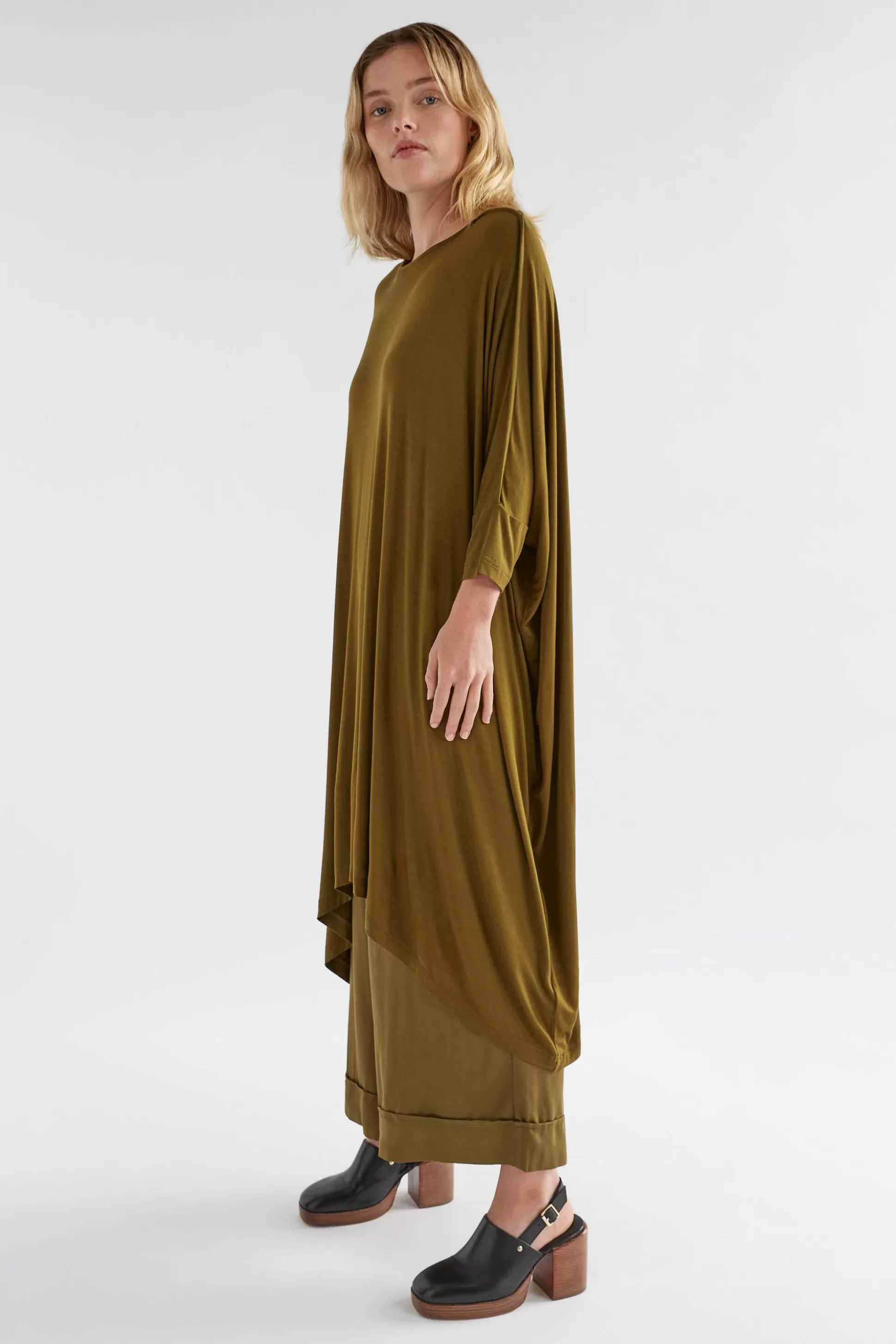 ELK Wide Stretch Dress-Women Dresses